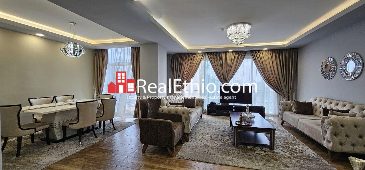 Furnished 3 Bedrooms Apartment for Rent, Bisrate Gebriel, Addis Ababa.