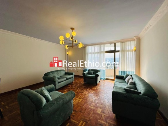 3 Bedrooms Furnished Apartment for Rent, Bisrate Gebriel, Addis Ababa.
