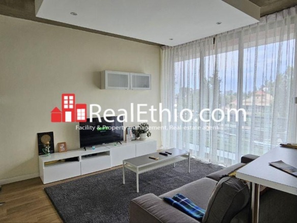 Furnished Serviced One bedroom Apartment for Rent, Meskel Flower, Addis Ababa, Ethiopia.