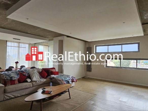 Furnished Serviced Three bedroom Apartment for Rent, Meskel Flower, Addis Ababa, Ethiopia.