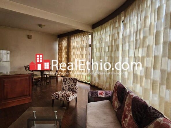G+1 Furnished two Bedrooms House for Rent, Megenagna Top View, Addis Ababa.