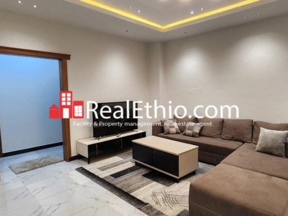 Kazanchis close to ECA, three bedrooms furnished apartment for rent, Addis Ababa.