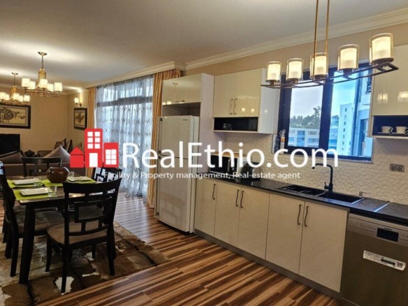 Three bedrooms Apartment for sale, Kazanchis, Addis Ababa.