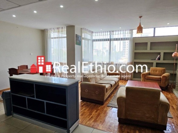 3 Bedrooms Furnished Apartment for Rent, Bole Atlas, Addis Ababa, Ethiopia.