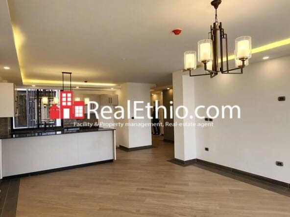 Three bedrooms furnished apartment for rent, Bole, Addis Ababa.