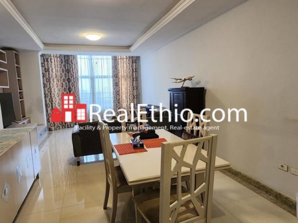 Two bedrooms Furnished Apartment for Rent, Bole Atlas, Addis Ababa.