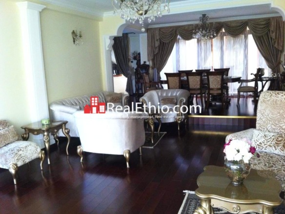 Four Bedrooms furnished House for Rent, Ayat Zone 5, Addis Ababa, Ethiopia.