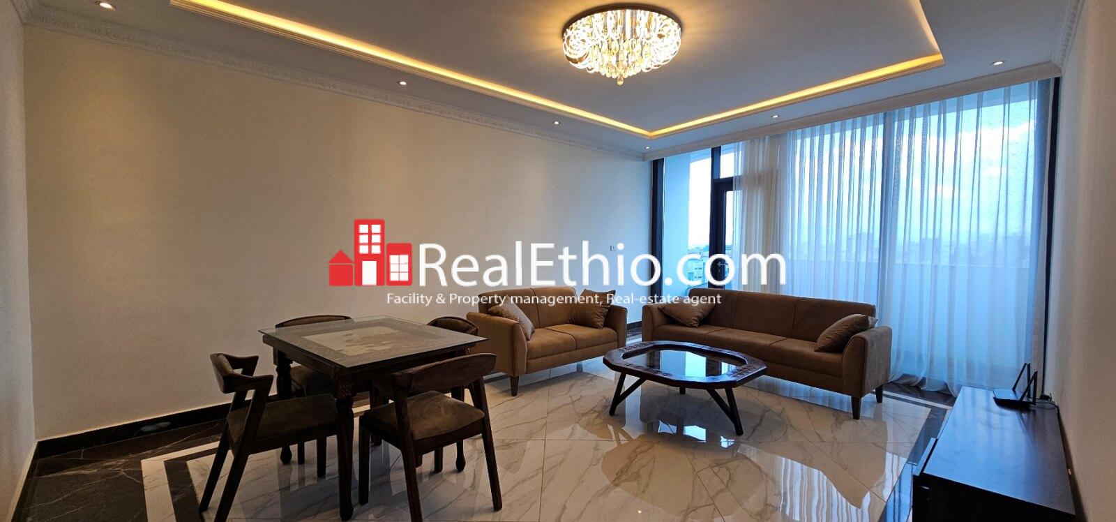 Furnished 2 Bedrooms Apartment for Rent, Bole Wolosefer, Addis Ababa, Ethiopia.