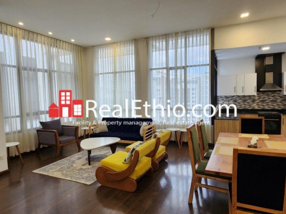 Furnished Three bedrooms Apartment for Rent, Kasanchis, Addis Ababa, Ethiopia.
