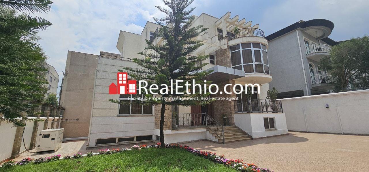G+2+Basement  6 Bedrooms House for Rent, CMC Safari, Addis Ababa, Ethiopia.