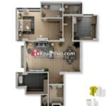 Two bedrooms Apartment for Sale, Bole Medhanialem, Addis Ababa, Ethiopia.
