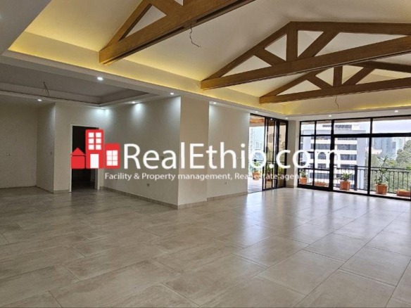 3 Bedrooms Furnished Penthouse Apartment for Rent, Bole Atlas, Addis Ababa, Ethiopia.