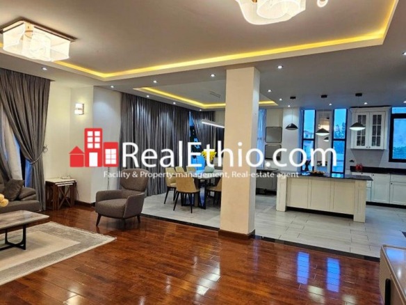 Furnished Four bedroom G+3+Basement House for Rent, Lafto, Addis Ababa, Ethiopia.