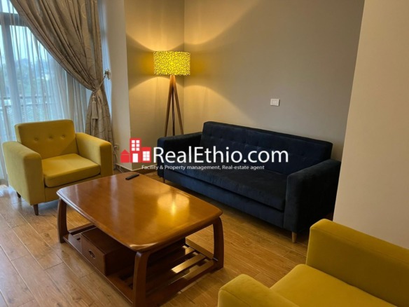Furnished Three bedrooms Apartment for Rent, Bole Wollo Sefer, Addis Ababa, Ethiopia.