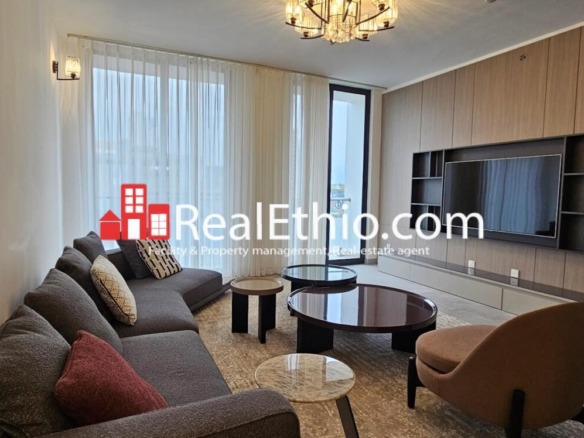 Furnished Three bedrooms Apartment for Rent, Kazanchis, Addis Ababa.