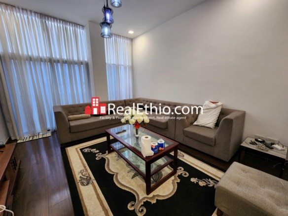 Furnished Three bedrooms Apartment for Rent, Kazanchis, Addis Ababa, Ethiopia.