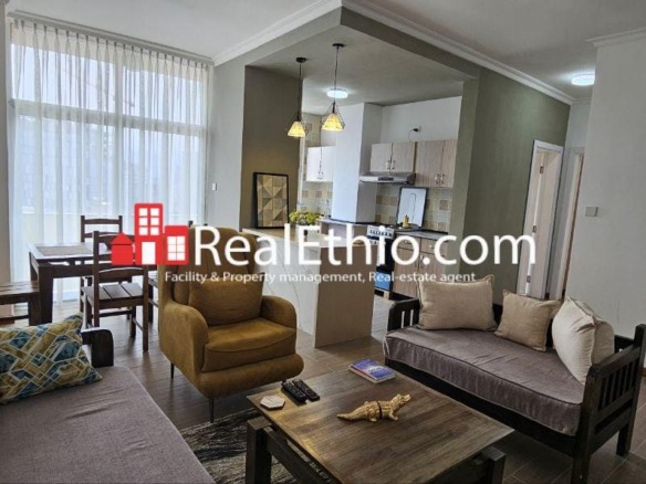 One bedroom Fully Furnished Apartment for Rent, Bole Olympia, Addis Ababa, Ethiopia.