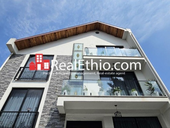 Five bedroom G+2+Basment House for Rent, Kebena near British embassy, Addis Ababa, Ethiopia.