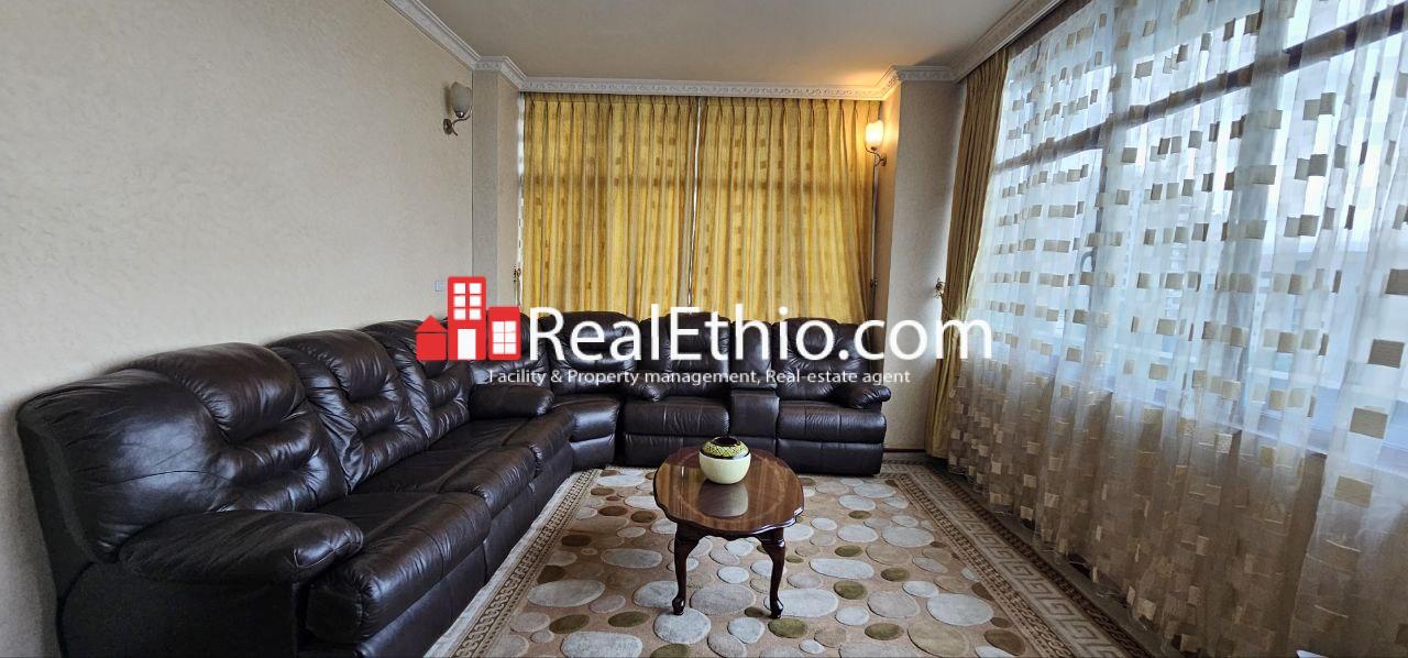 Furnished 3 Bedrooms Apartment for Rent, Olympia, Addis Ababa, Ethiopia.