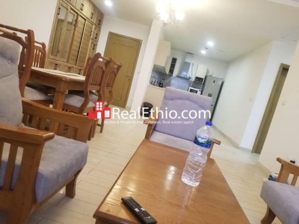 Furnished Three bedrooms Apartment for Rent, Mexico, Addis Ababa, Ethiopia.