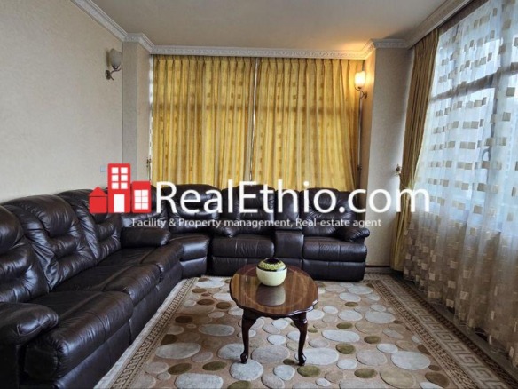 Furnished Three bedrooms Apartment for Rent, Olympia, Addis Ababa, Ethiopia.