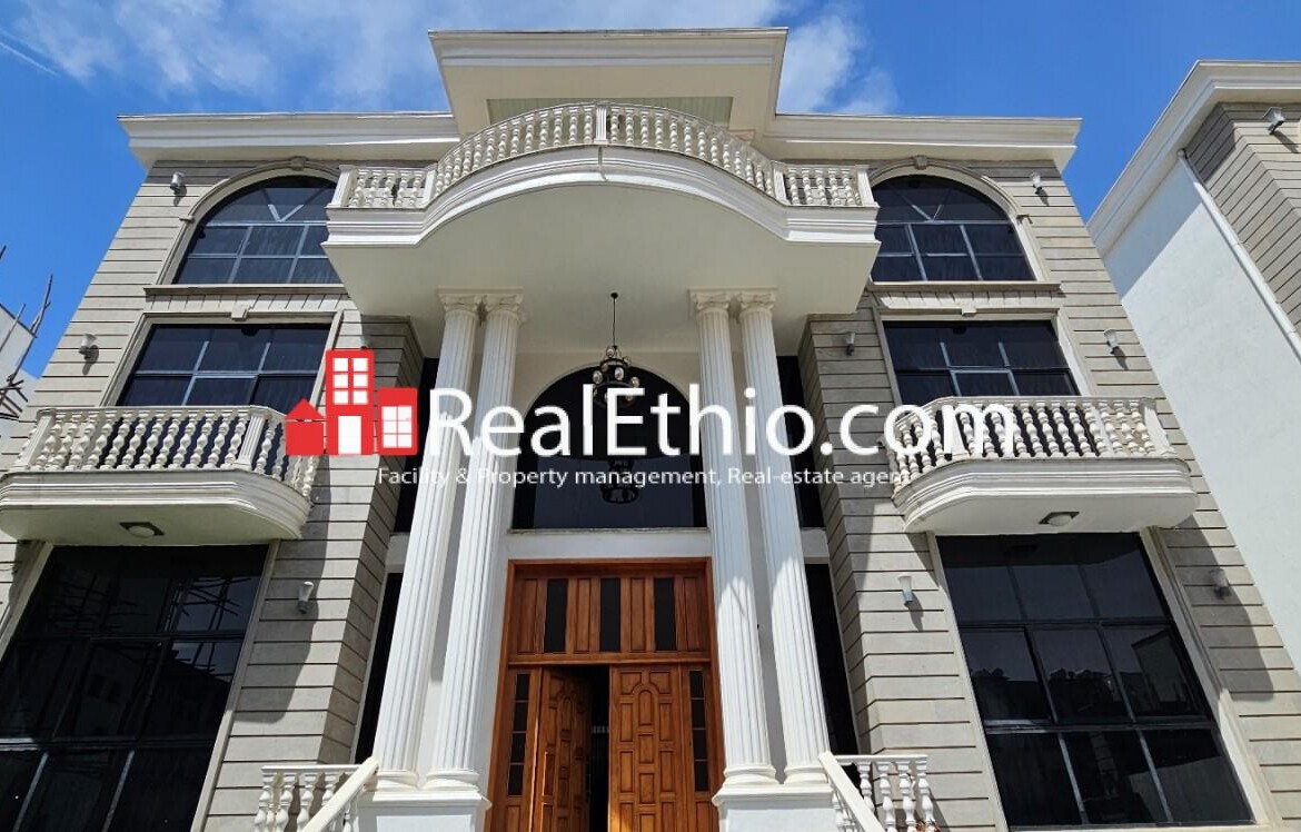 6 Bedrooms G+2+B Furnished House for Rent, CMC, Addis Ababa, Ethiopia.