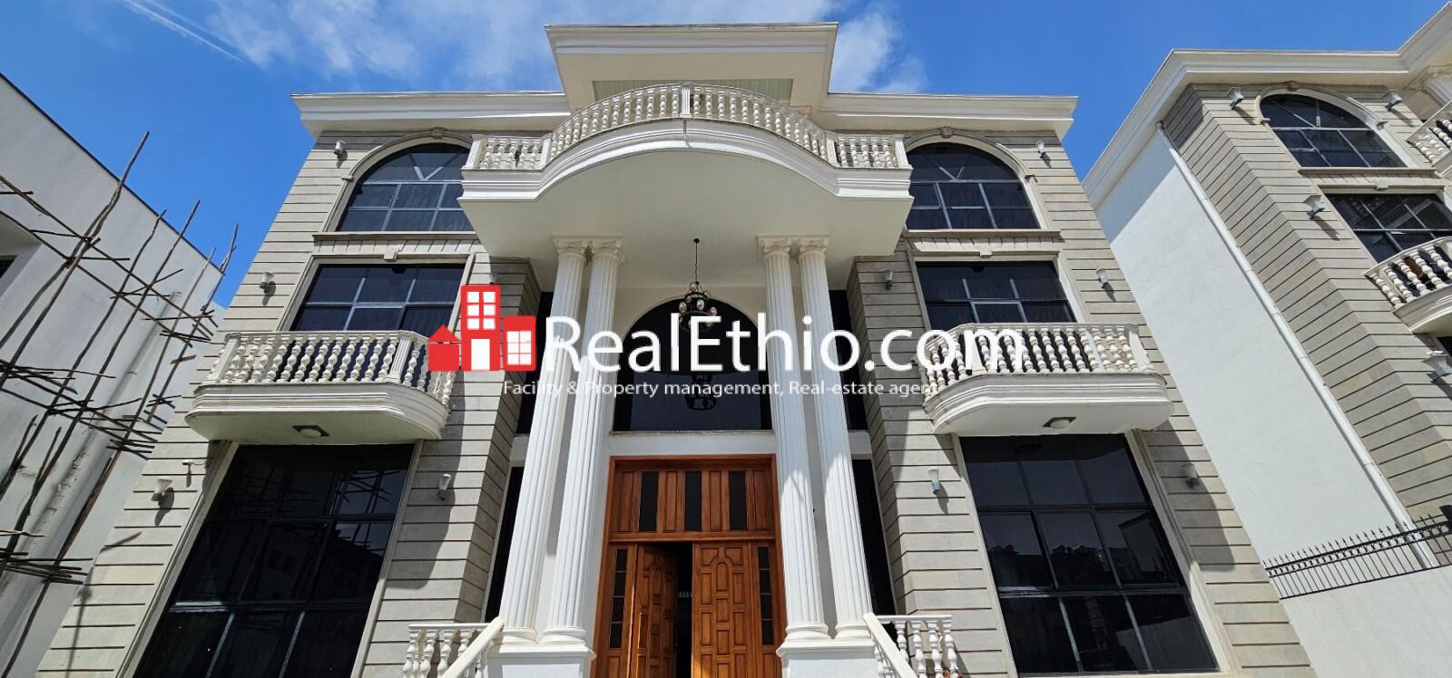 6 Bedrooms G+2+B Furnished House for Rent, CMC, Addis Ababa, Ethiopia.