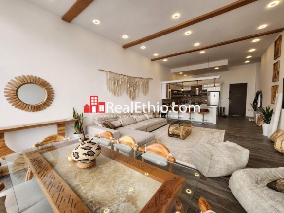 Furnished 3 Bedrooms Apartment for Rent, Hayahulet,  Addis Ababa, Ethiopia.