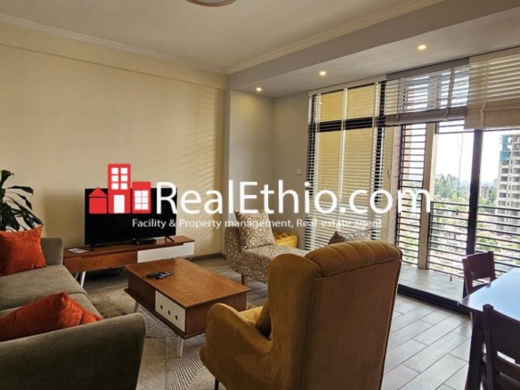 1 Bedroom Furnished apartment for Rent, Aware, Addis Ababa.