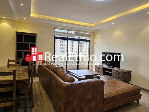 2 Bedrooms Furnished Apartment for Rent, Aware, Addis Ababa.
