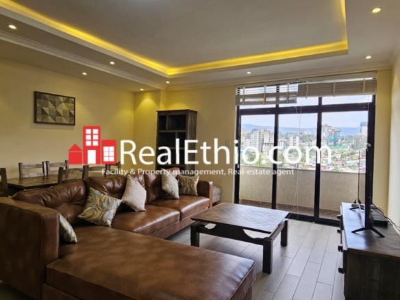 2 Bedrooms Furnished Apartment for Rent, Aware, Addis Ababa.