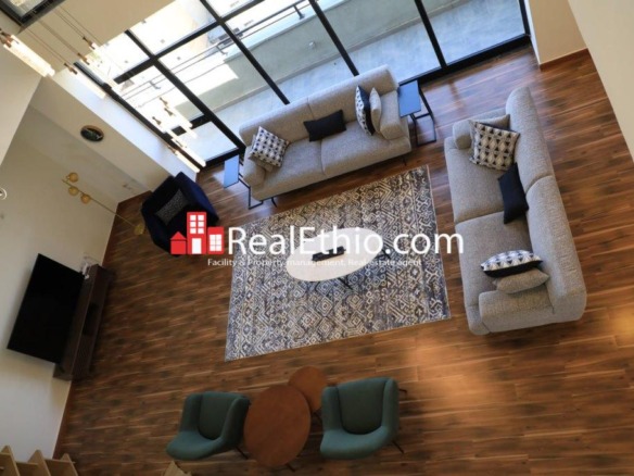 4 Bedrooms furnished Penthouse Apartment for Rent, Imperial, Addis Ababa, Ethiopia.