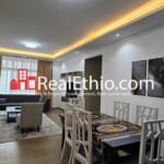 Fully furnished 3 bedrooms apartment for rent, Bole Olympia, Addis Ababa, Ethiopia.