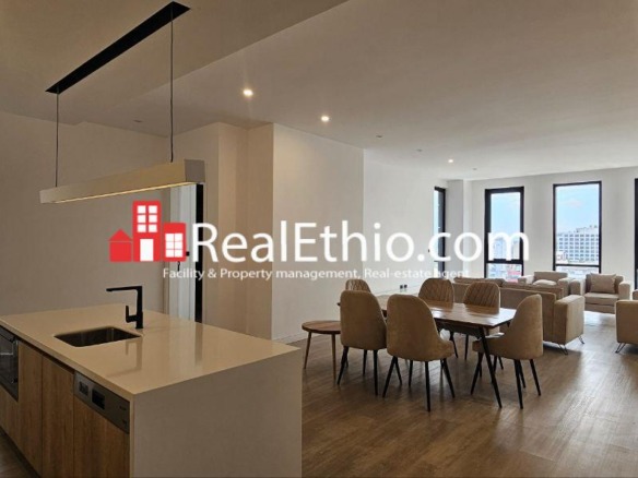 3BR Furnished Apartment for Rent, Bole Near Airport, Addis Ababa, Ethiopia..