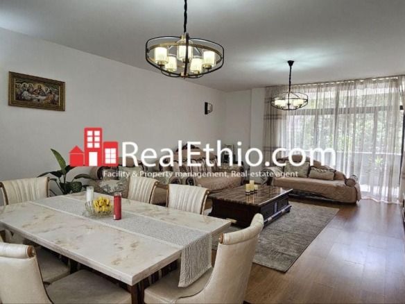 3BR Furnished Apartment for Rent, Bole Near Airport, Addis Ababa, Ethiopia.