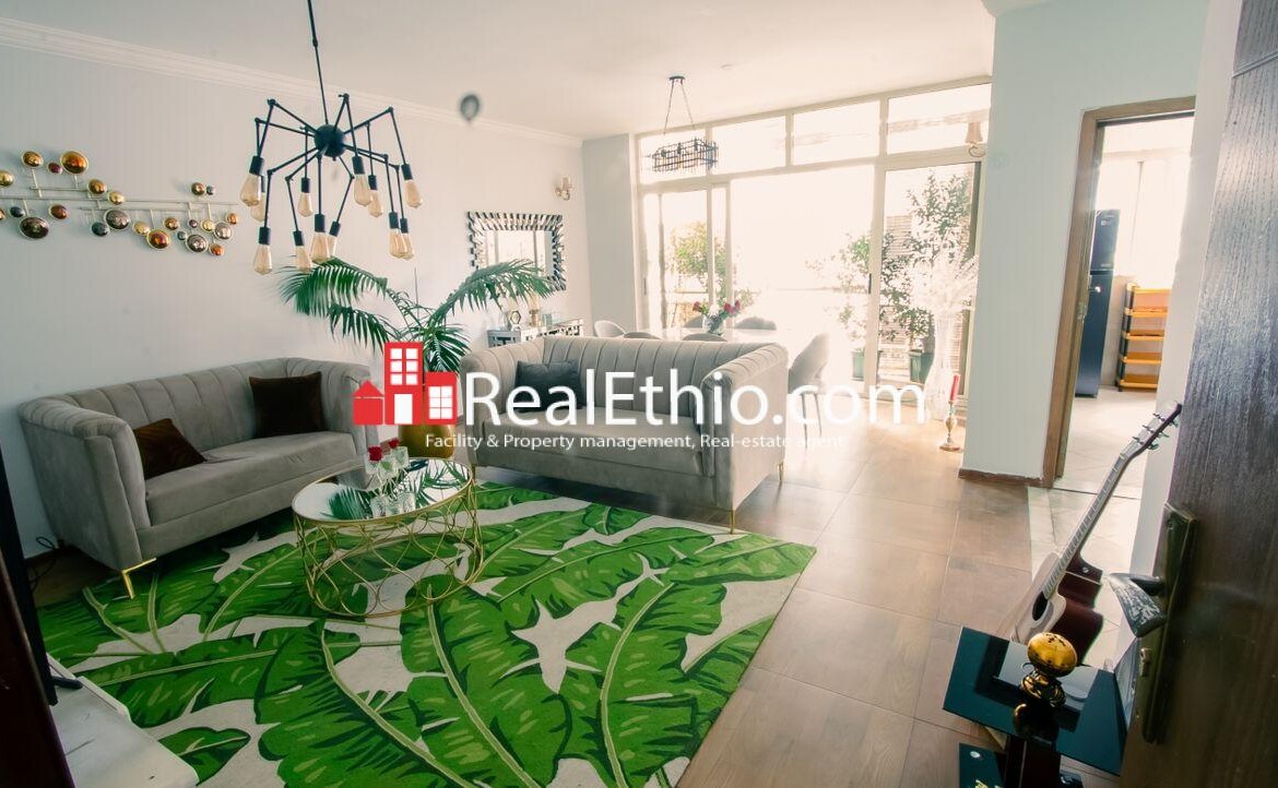 2BR Furnished Apartment for Rent, Hayahulet, Addis Ababa, Ethiopia.
