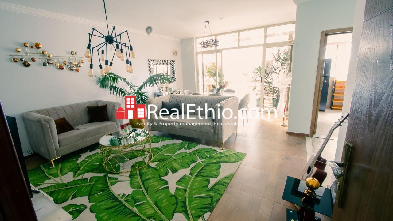 2BR Furnished Apartment for Rent, Hayahulet, Addis Ababa, Ethiopia.