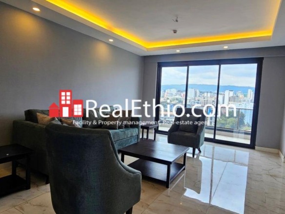 3BR Furnished Apartment for Rent, Bole Olympia, Addis Ababa, Ethiopia
