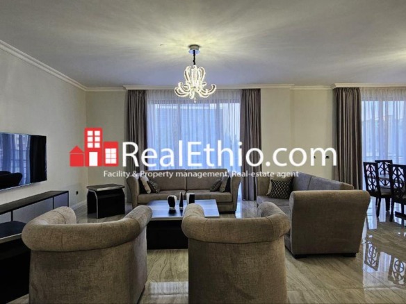 3BR Furnished Apartment for Rent, Lancha Global, Addis Ababa, Ethiopia.