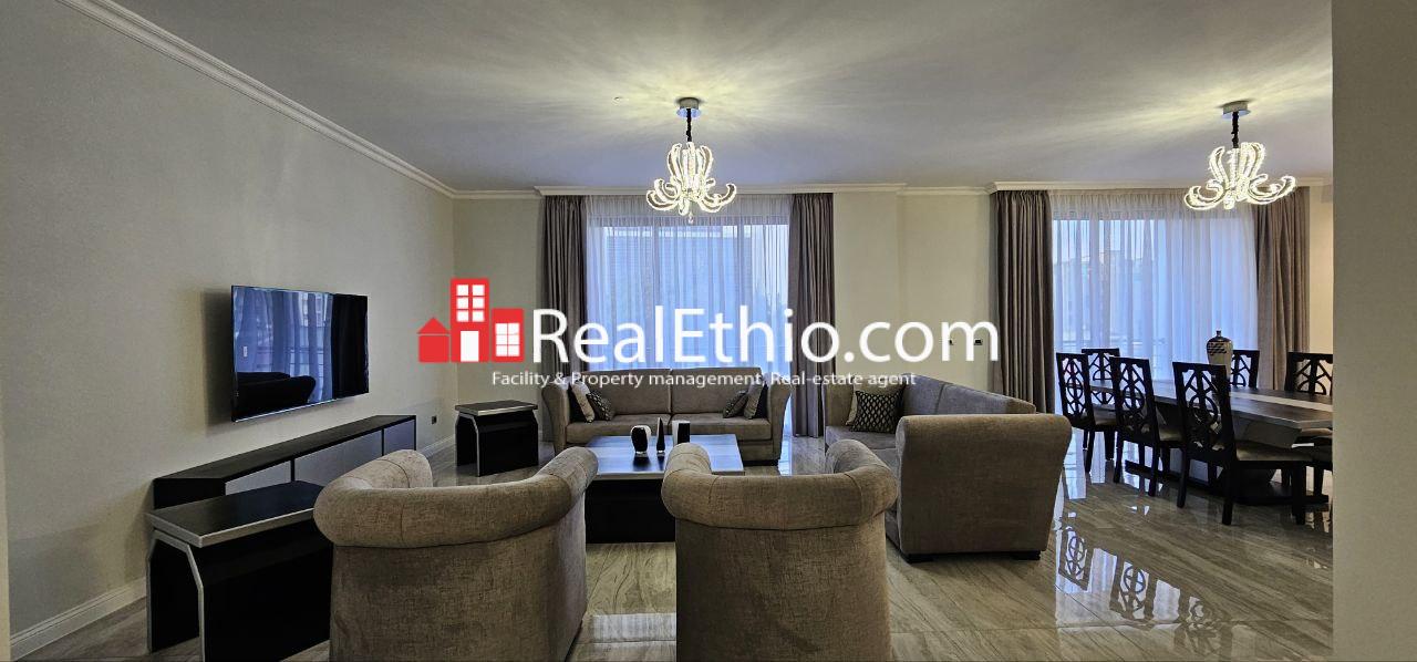 3BR Furnished Apartment for Rent, Lancha Global, Addis Ababa, Ethiopia.