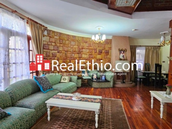 4BR G+2 Furnished House for Rent, Bole Japan, Addis Ababa, Ethiopia.