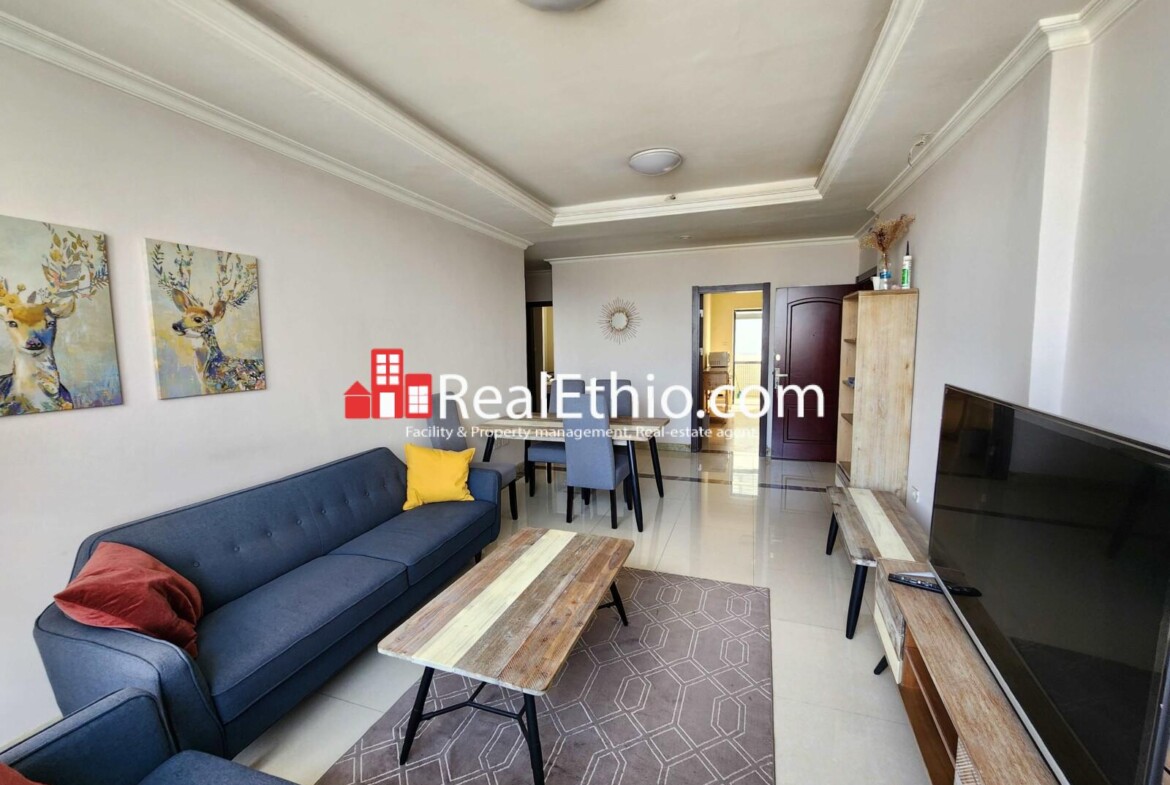 2BR Furnished Apartment for Rent, Bole Atlas, Addis Ababa, Ethiopia.
