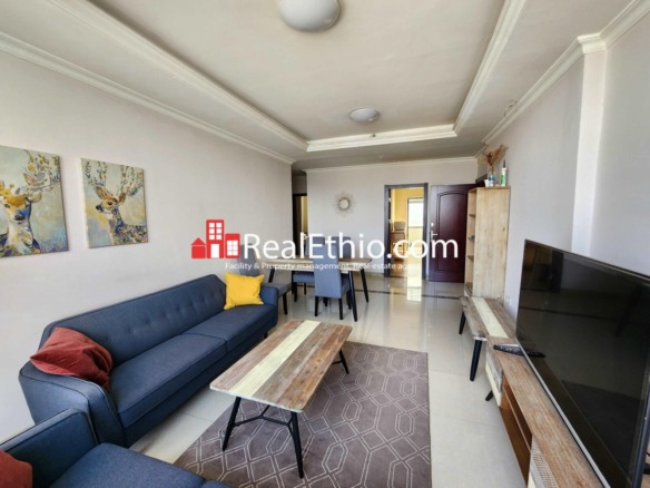 2BR Furnished Apartment for Rent, Bole Atlas, Addis Ababa, Ethiopia.