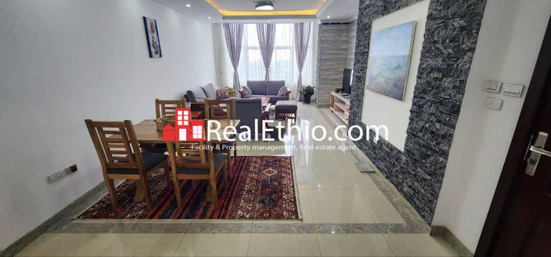 2BR Furnished Apartment for Rent, Bole Atlas, Addis Ababa, Ethiopia.