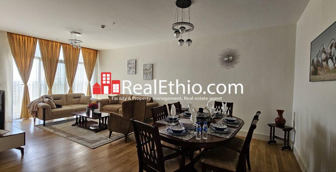 3BR Furnished Apartment for Rent, Legehar, Addis Ababa, Ethiopia