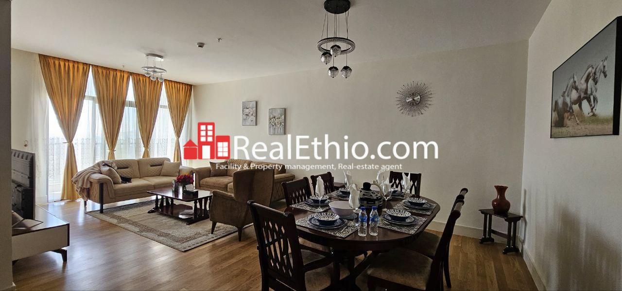 3BR Furnished Apartment for Rent, Legehar, Addis Ababa, Ethiopia