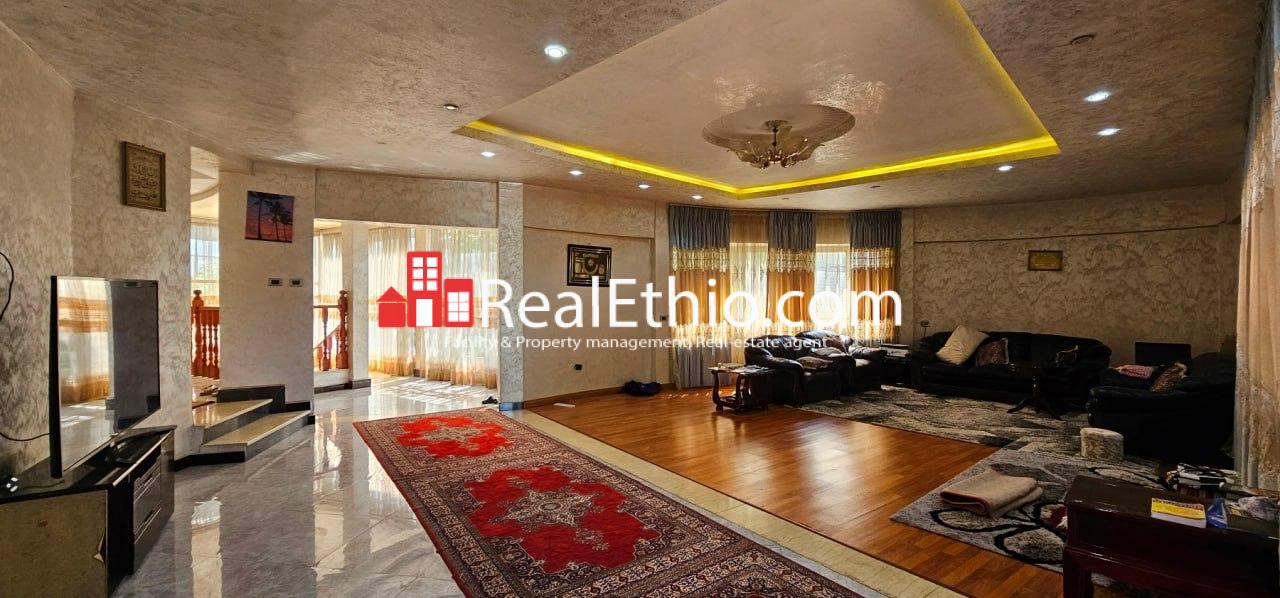 4BR G+1 Furnished House for Rent, Bole 19, Addis Ababa, Ethiopia.