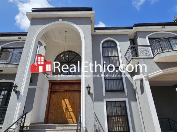 6BR G+1+ Basement House for Rent, Gerji Ministeroch, Addis Ababa, Ethiopia..
