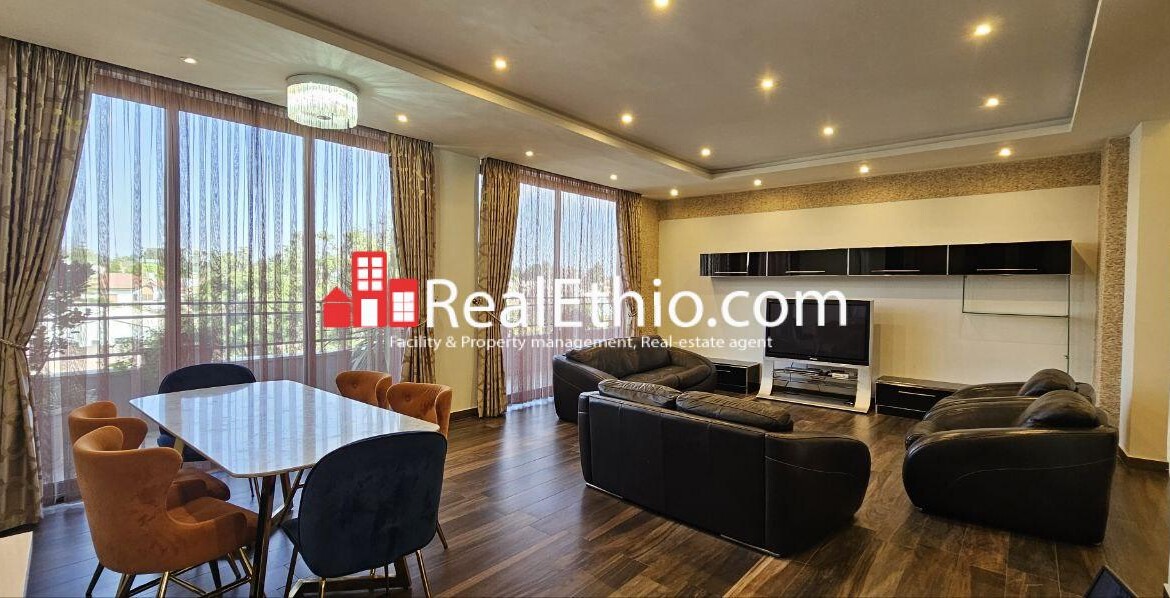 3BR Furnished Apartment for Rent, Gerji Jacros, Addis Ababa, Ethiopia.