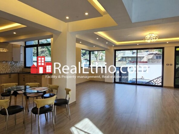 4BR duplex penthouse apartment for rent, Kebena, Addis Ababa, Ethiopia.